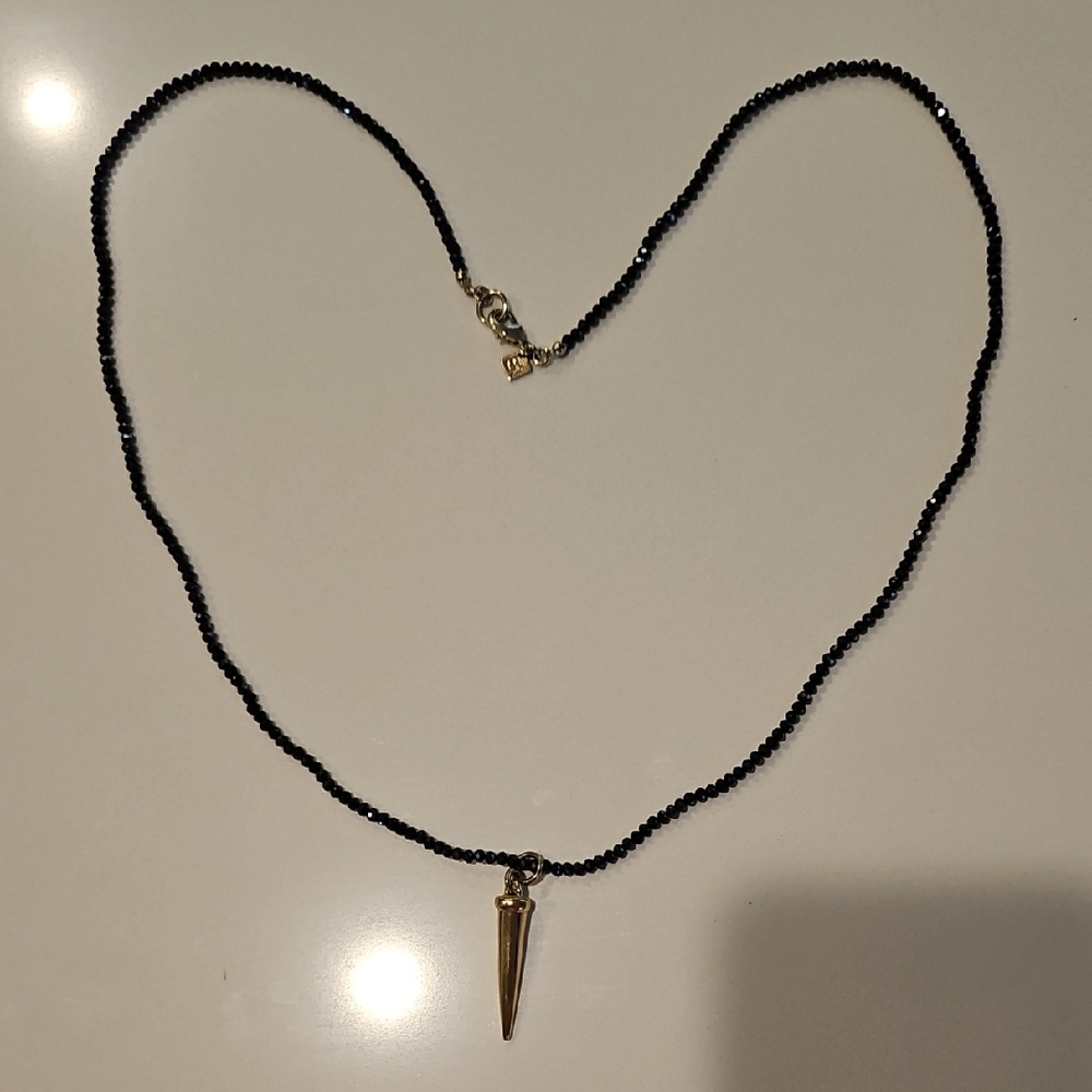 Banana Republic Black and Gold Necklace
